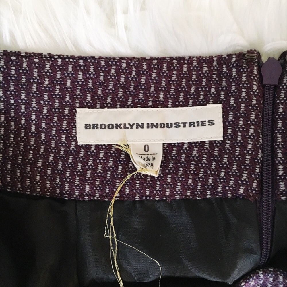 Brooklyn Industries Winter Wool Patterned Skirt - image 6